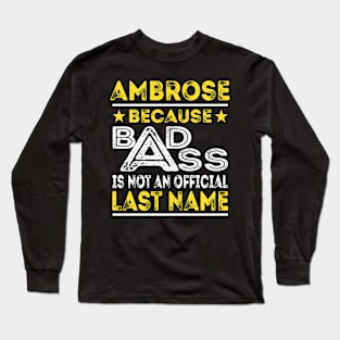 AMBROSE Long Sleeve T-Shirt